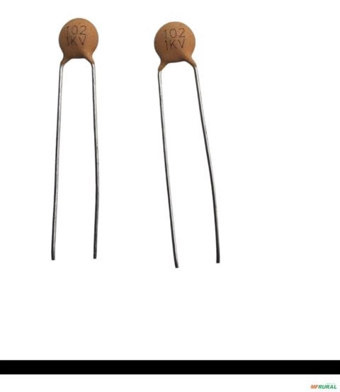20 Capacitor Disc Ceramico 1000pf 1nf 1kv 10% 5mm 75v Hitano Imagem 20 Capacitor Disc Ceramico 1000pf 1nf 1kv 10% 5mm 75v Hitano