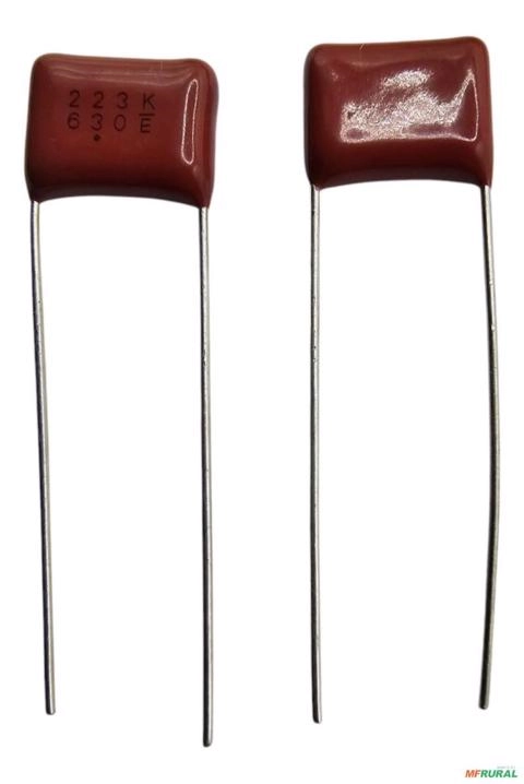 20x Capacitor Poliéster 22nf 0,022uf 630v 10mm 223k630e Imagem 20x Capacitor Poliéster 22nf 0,022uf 630v 10mm 223k630e