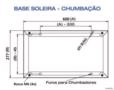 Base Soleira Para Painel Elétrico 600x277mm - Voltagem: N/A Imagem Base Soleira Para Painel Elétrico 600x277mm - Voltagem: N/A