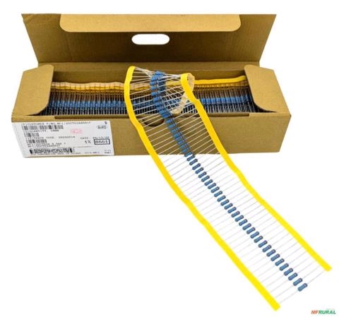 Resistor de Precisão Filme Metálico KOA Speer 8,66k ±1% 1/2W (0,5W) - Genuíno MF1/2DCT52A8661F - 1.000 unidades Imagem Resistor de Precisão Filme Metálico KOA Speer 8,66k ±1% 1/2W (0,5W) - Genuíno MF1/2DCT52A8661F - 1.000 unidades