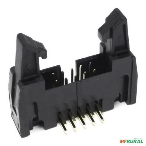 Kit 10 Conector Header Trava 10 Pinos Taicom Imagem Kit 10 Conector Header Trava 10 Pinos Taicom