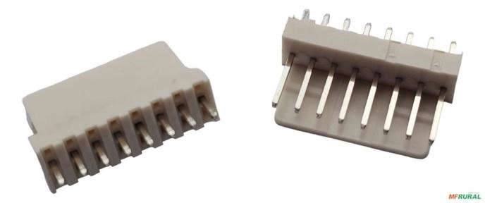 Kit 100 Conector Placa-cabo 2,54mm Metaltex Pcmc2-08 8 Vias Imagem Kit 100 Conector Placa-cabo 2,54mm Metaltex Pcmc2-08 8 Vias