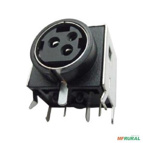 5x Conector De Energia 3 Pinos Power Din Dcj-003s Uec Imagem 5x Conector De Energia 3 Pinos Power Din Dcj-003s Uec