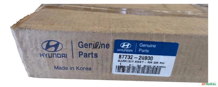 Friso Porta Traseira Ld Hyundai Santa Fé - Cor: Preto Imagem Friso Porta Traseira Ld Hyundai Santa Fé - Cor: Preto