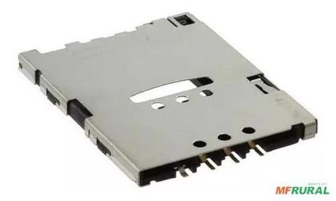 Conector De Cartão De Memória Pp Sim H1.87 Smd Imagem Conector De Cartão De Memória Pp Sim H1.87 Smd