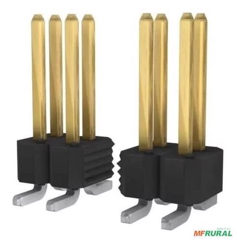 10x Conector Tipo Alojamento 10 Posições Macho 11,8mm Imagem 10x Conector Tipo Alojamento 10 Posições Macho 11,8mm