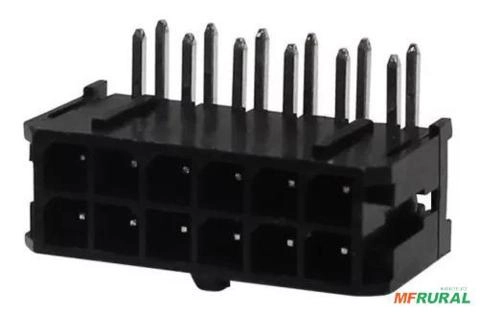 10x Conector Modular Subminiatura Metaltex Mcfpt-12 6x2 3mm Imagem 10x Conector Modular Subminiatura Metaltex Mcfpt-12 6x2 3mm