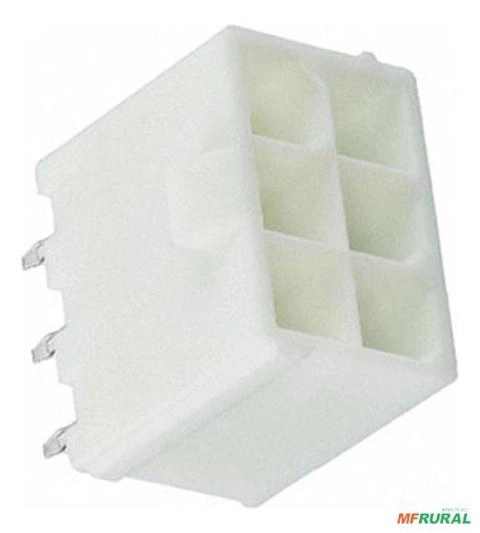 Kit 5 Conector Header 6 Vias 4,2mm Molex Imagem Kit 5 Conector Header 6 Vias 4,2mm Molex