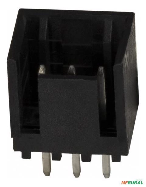 10x Conector Header Vertical 3 Vias 2.54mm 2-644861-3 Amp - Cor: Preto Imagem 10x Conector Header Vertical 3 Vias 2.54mm 2-644861-3 Amp - Cor: Preto