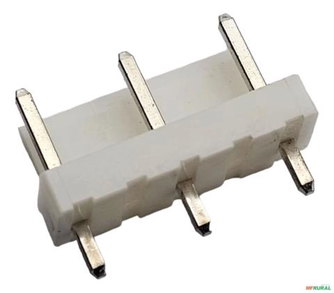 Conector Furo Passante 5 Posições 3 Pinos 2 Omitidos 3,96mm - Cor: Branco Imagem Conector Furo Passante 5 Posições 3 Pinos 2 Omitidos 3,96mm - Cor: Branco