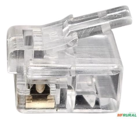 Conector Rj12 Conector Modular Plug Rj12 (6P6c) Kit 50 em Suzano SP à venda. 916310