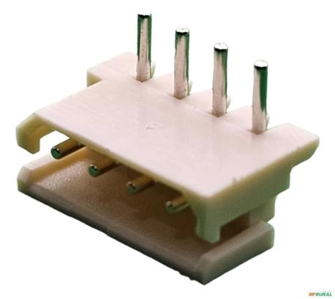 25x Conector Macho Para Pci 4 Vias 90º Passo 2,50mm Spmn1-04 Imagem 25x Conector Macho Para Pci 4 Vias 90º Passo 2,50mm Spmn1-04