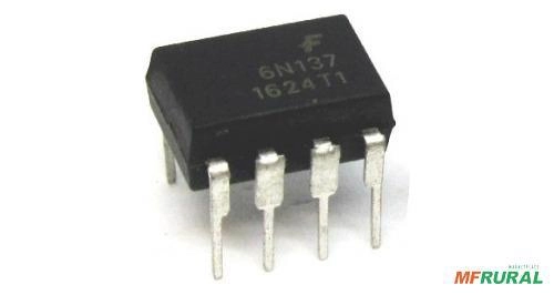 10x Optoacoplador Alta Velocidade 6n137 Fairchild Original Imagem 10x Optoacoplador Alta Velocidade 6n137 Fairchild Original
