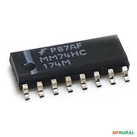 Circuito Integrado Mm74hc174m Smd Soic-16 (10unid) Imagem Circuito Integrado Mm74hc174m Smd Soic-16 (10unid)