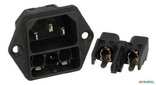 Módulo De Entrada Potência Ac 6220.2300 Módulo Iec 320-c14 Imagem Módulo De Entrada Potência Ac 6220.2300 Módulo Iec 320-c14