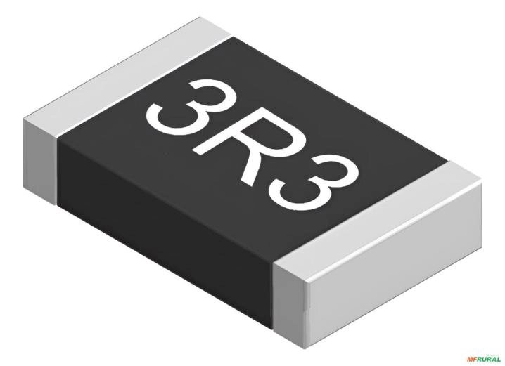 Code Color 3r3 Resistor Smd 0805 - Selecione os Valores - Resistência / Eia 919340