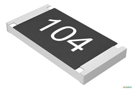 Resistor Smd 2512 - Selecione Os Valores - Resistência / EIA Code: 100K / 104 Imagem Resistor Smd 2512 - Selecione Os Valores - Resistência / EIA Code: 100K / 104