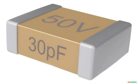 Capacitor Cerâmico Smd 1206 - Selecione Os Valores - Capacitancia e Tensão: 30pF / 50V Imagem Capacitor Cerâmico Smd 1206 - Selecione Os Valores - Capacitancia e Tensão: 30pF / 50V