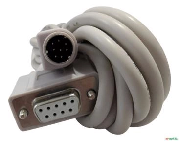 Cabo De Comunicação Db9 Fêmea - Mini Din Ps2 8 Pinos 3m - Voltagem: N/A Imagem Cabo De Comunicação Db9 Fêmea - Mini Din Ps2 8 Pinos 3m - Voltagem: N/A