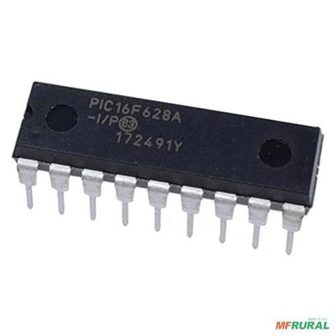 Microcontrolador Microchip Pic16f628a-i/p Pdip-18 Imagem Microcontrolador Microchip Pic16f628a-i/p Pdip-18