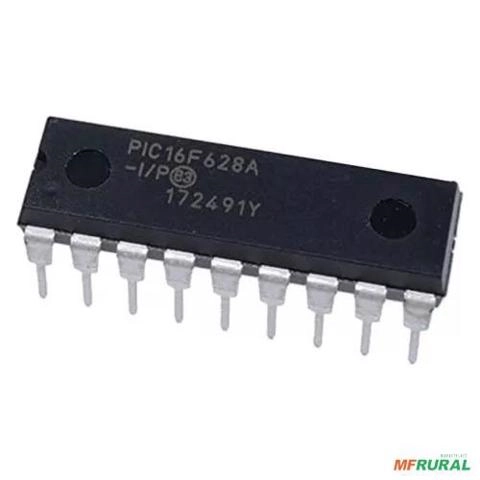 25x Microcontrolador Microchip Pic16f628a-i/p Pdip-18 Imagem 25x Microcontrolador Microchip Pic16f628a-i/p Pdip-18