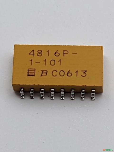 2x Rede Resistiva 4816p-1-101 100r 2% 16 Pinos Smt Som-16 Imagem 2x Rede Resistiva 4816p-1-101 100r 2% 16 Pinos Smt Som-16