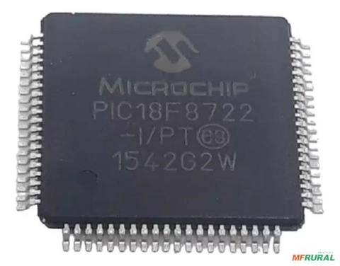 Microcontrolador Pic18f8722-i/pt Mcu 128 Kb Fl 4k Ram 70 I/o Imagem Microcontrolador Pic18f8722-i/pt Mcu 128 Kb Fl 4k Ram 70 I/o