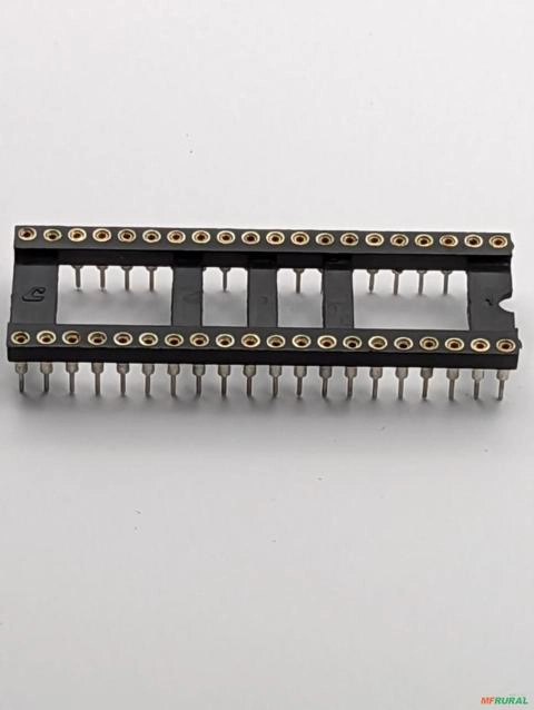 25x Soquete Torneado Dip 40 Pinos - 20x2 Imagem 25x Soquete Torneado Dip 40 Pinos - 20x2
