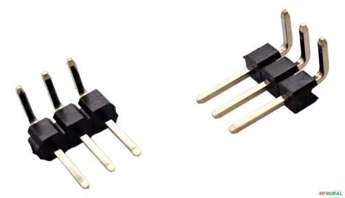 20x Barra De Pinos Simples 90° Metaltex Bpsn-03 - Cor: Preto Imagem 20x Barra De Pinos Simples 90° Metaltex Bpsn-03 - Cor: Preto