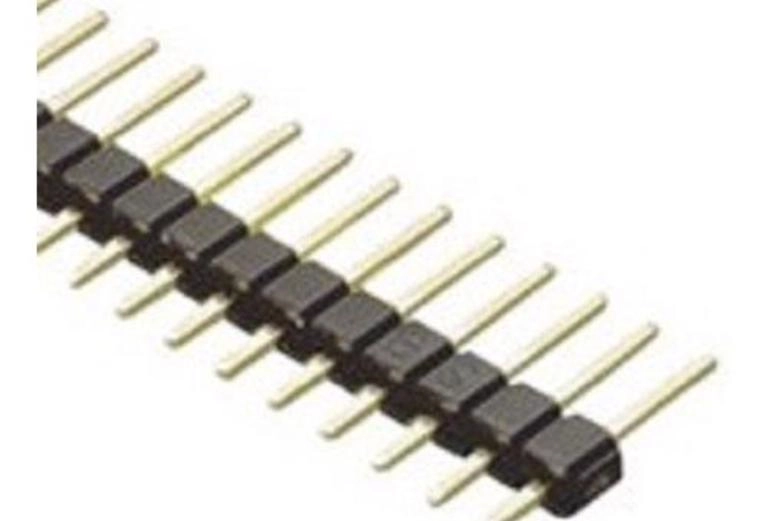 1X40pin 2,54 mm haakse enkele rij pinkop 90 graden 1X40pin 2,54 mm haakse enkele rij pinkop 90 graden