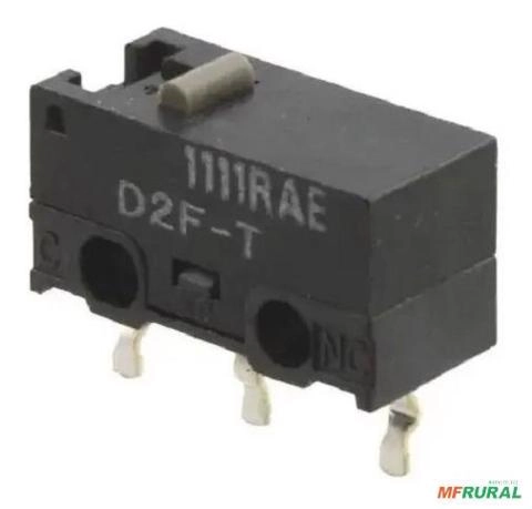 Kit 5 Interruptor Switch Snap De Pressão Spdt D2f-t Imagem Kit 5 Interruptor Switch Snap De Pressão Spdt D2f-t