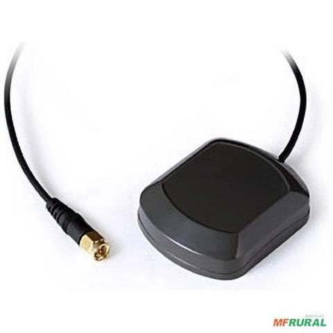 Antena Gps Sm-76 Com Amplificador De Baixo Ruído Sanav Imagem Antena Gps Sm-76 Com Amplificador De Baixo Ruído Sanav