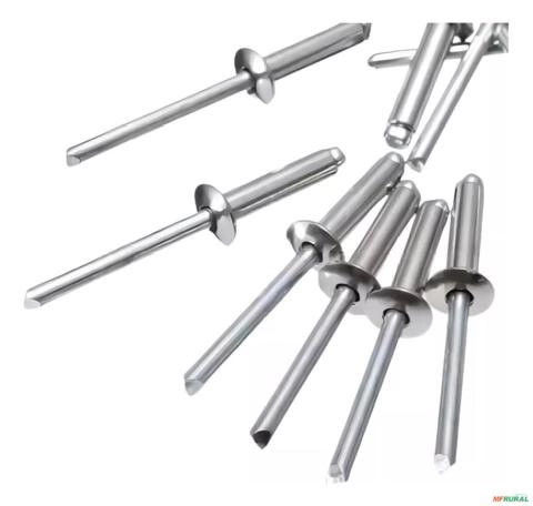 Rebite Repuxo 210 (2.4 X 10) Aluminio Brilhante 500 Pcs Imagem Rebite Repuxo 210 (2.4 X 10) Aluminio Brilhante 500 Pcs