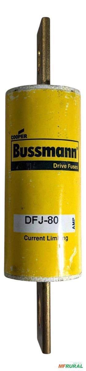 Fusível Eaton Bussmann 80 A Classe J - Dfj-80 - Gama de voltagem: 600V Imagem Fusível Eaton Bussmann 80 A Classe J - Dfj-80 - Gama de voltagem: 600V
