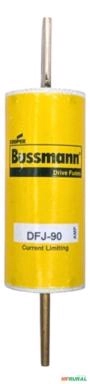 Fusível Eaton Bussmann 90 A Classe J - Dfj-90 - Gama de voltagem: 600V Imagem Fusível Eaton Bussmann 90 A Classe J - Dfj-90 - Gama de voltagem: 600V