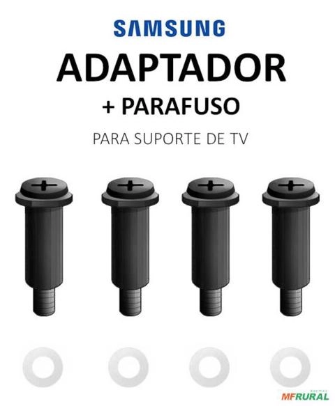 Adaptador + Parafuso P/ Suporte De Parede Tv Samsung - Modelo Alfanumérico da TV: QN65Q8CAMFXZA - 65Q8C - Q8C - 65 Q8C 4K Curved Smart QLED TV Imagem Adaptador + Parafuso P/ Suporte De Parede Tv Samsung - Modelo Alfanumérico da TV: QN65Q8CAMFXZA - 65Q8C - Q8C - 65 Q8C 4K Curved Smart QLED TV