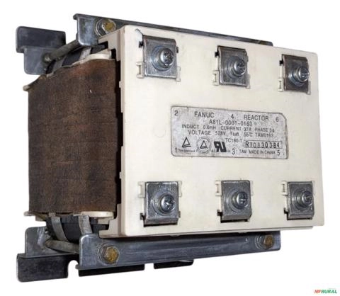 Indutor Fanuc 528v 37a 0,6mh Trifásico - A81l-0001-0163 - Voltagem: N/A Imagem Indutor Fanuc 528v 37a 0,6mh Trifásico - A81l-0001-0163 - Voltagem: N/A
