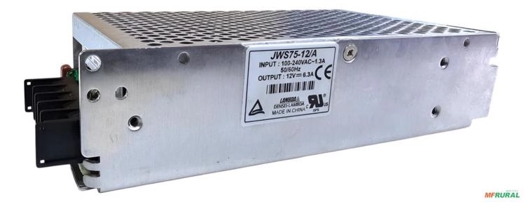 Fonte Jws75-12/a Tdk-lambda - Voltagem: 12 Vdc Imagem Fonte Jws75-12/a Tdk-lambda - Voltagem: 12 Vdc
