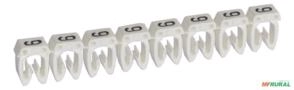 Identificador P/ Condutores Fios Cabos Seção 1,5 A 2,5mm2 - Caracter: 9 Imagem Identificador P/ Condutores Fios Cabos Seção 1,5 A 2,5mm2 - Caracter: 9