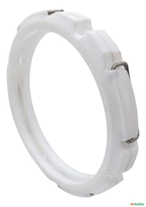 Anel de Vedação em Teflon (PTFE) com Clipes para Porta-Placa de Orifício 3" F. Master Mod. DC - Voltagem: NA Imagem Anel de Vedação em Teflon (PTFE) com Clipes para Porta-Placa de Orifício 3" F. Master Mod. DC - Voltagem: NA