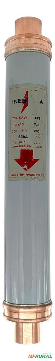 Fusível Limitador HH Inebrasa 7,2kV 200A - Modelo DRVAL (475mm) - Padrão DIN 43625 - Alta Capacidade de Ruptura - Gama de voltagem: 7200V Imagem Fusível Limitador HH Inebrasa 7,2kV 200A - Modelo DRVAL (475mm) - Padrão DIN 43625 - Alta Capacidade de Ruptura - Gama de voltagem: 7200V