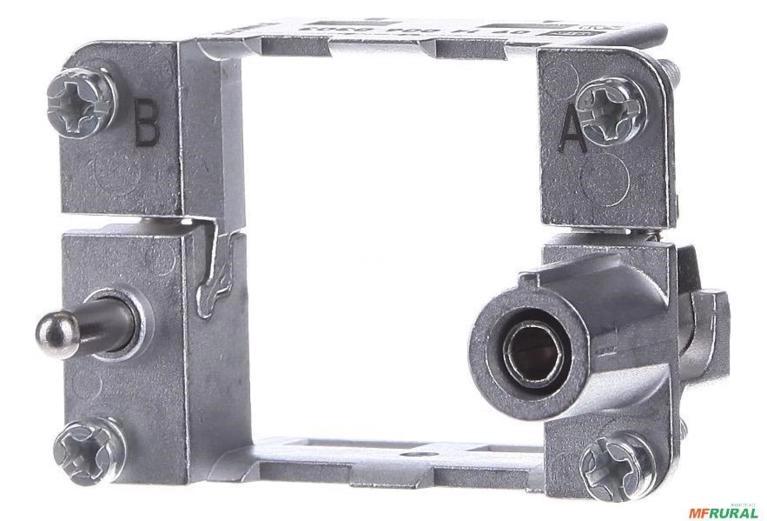 Frame Han Modular P/ Tomada Harting 09 14 006 0303 - Cor: Cinza 923621