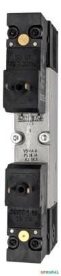 Válvula Solenoide Festo VSVA-B-P53E-H-A2-1C1 5/3 Vias Centro Escape 24V DC 18mm ISO 15407-1 - Pronta Entrega - Voltagem: 24 Vdc Imagem Válvula Solenoide Festo VSVA-B-P53E-H-A2-1C1 5/3 Vias Centro Escape 24V DC 18mm ISO 15407-1 - Pronta Entrega - Voltagem: 24 Vdc