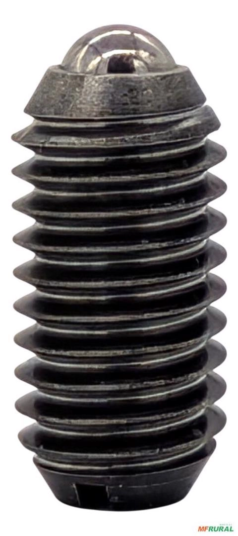 Posicionador de Esfera M8 x 16mm em Aço Brunido com Mola Reforçada (Forte) - GN 615-KS - Parafuso de Pressão para Indexação e Travamento - Voltagem: Imagem Posicionador de Esfera M8 x 16mm em Aço Brunido com Mola Reforçada (Forte) - GN 615-KS - Parafuso de Pressão para Indexação e Travamento - Voltagem: