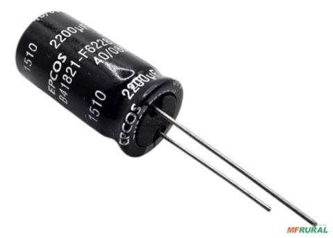 5x Capacitor Eletrolítico 2200uf 50v - Original Epcos Imagem 5x Capacitor Eletrolítico 2200uf 50v - Original Epcos