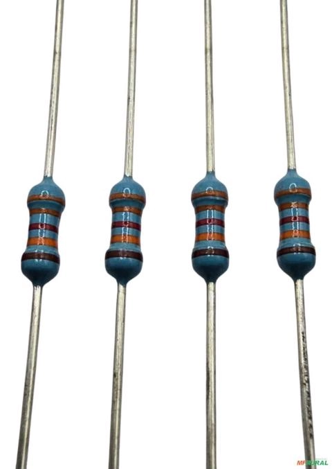 50x Resistor De Precisão Metal Film 332k 1% Imagem 50x Resistor De Precisão Metal Film 332k 1%