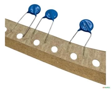 Kit 50 Capacitor Cerâmico 103 10nf 2kv 2000v Alta Tensão Imagem Kit 50 Capacitor Cerâmico 103 10nf 2kv 2000v Alta Tensão