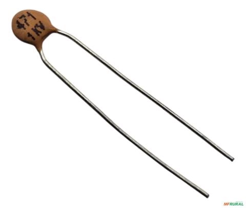 Kit 100 Capacitor 470pf 0.47nf 1kv 1000v 471 Cerâmico Disco Imagem Kit 100 Capacitor 470pf 0.47nf 1kv 1000v 471 Cerâmico Disco