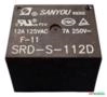 Relé 12v 12a 5 Pinos Sanyou Srd-s-112d - Novo Original 12vdc 7a/250v 12a/125v Imagem Relé 12v 12a 5 Pinos Sanyou Srd-s-112d - Novo Original 12vdc 7a/250v 12a/125v