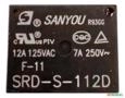 Relé 12v 12a 5 Pinos Sanyou Srd-s-112d - Novo Original 12vdc 7a/250v 12a/125v Imagem Relé 12v 12a 5 Pinos Sanyou Srd-s-112d - Novo Original 12vdc 7a/250v 12a/125v